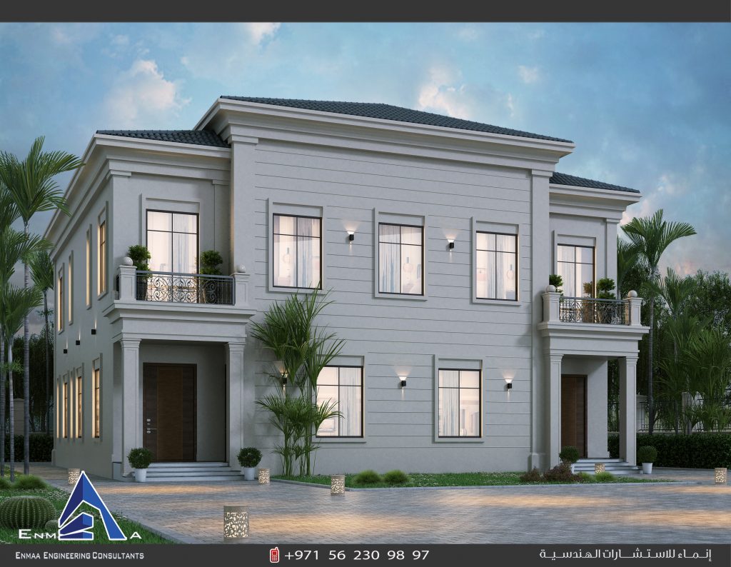 hash grey color house in Sharjah